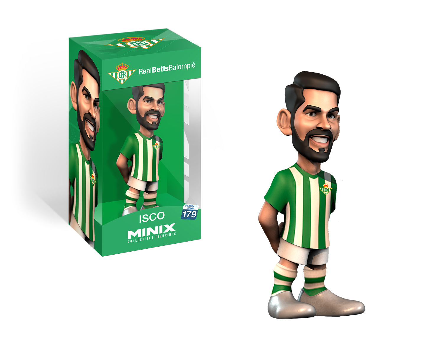 Minix - Football Stars #179 - Real Betis - Isco 22 - Figurines PVC 12 cm