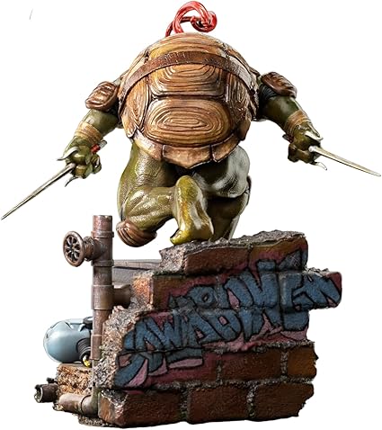 Iron Studios - BDS Arts Scale 1/10 - Teenage Mutant Ninja Turtles - Raphael Statue 21cm - flash vidéo