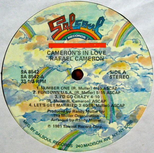 Rafael Cameron – Cameron's In Love [Vinyle 33Tours]