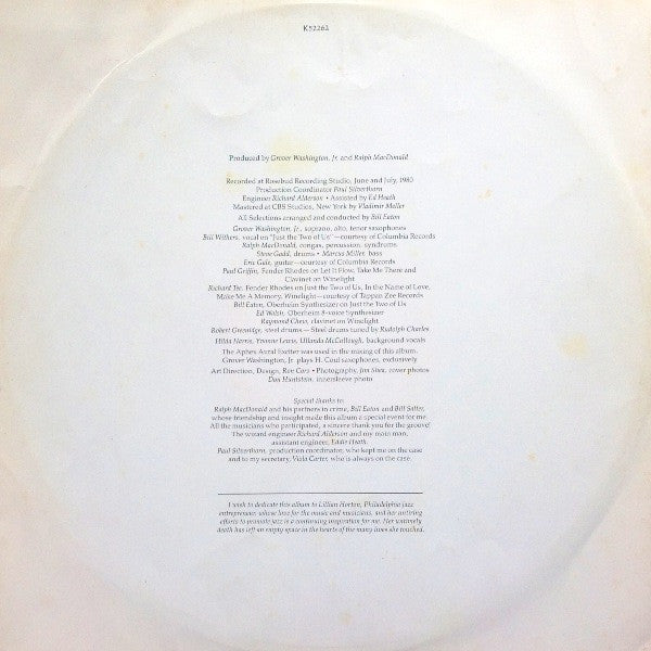 Grover Washington, Jr. – Winelight [Vinyle 33Tours]
