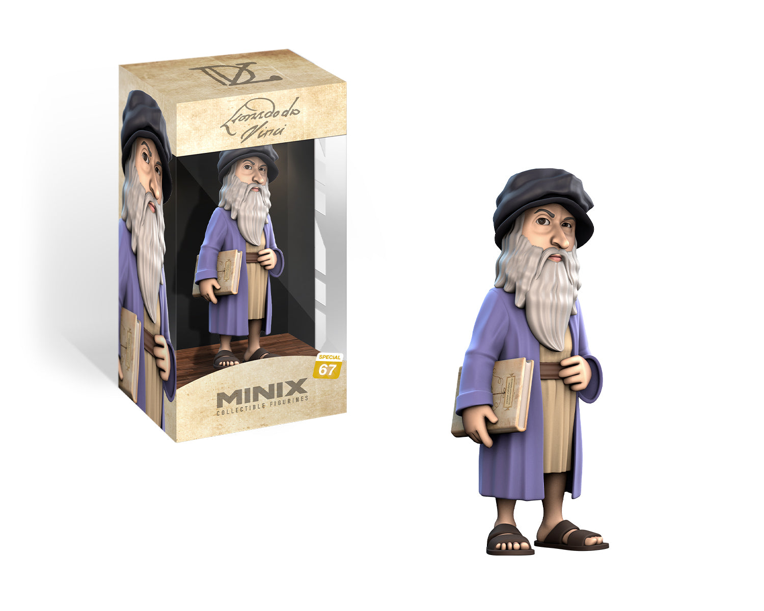 Minix - Special Edition - Leonard De Vinci - Figurine 12cm