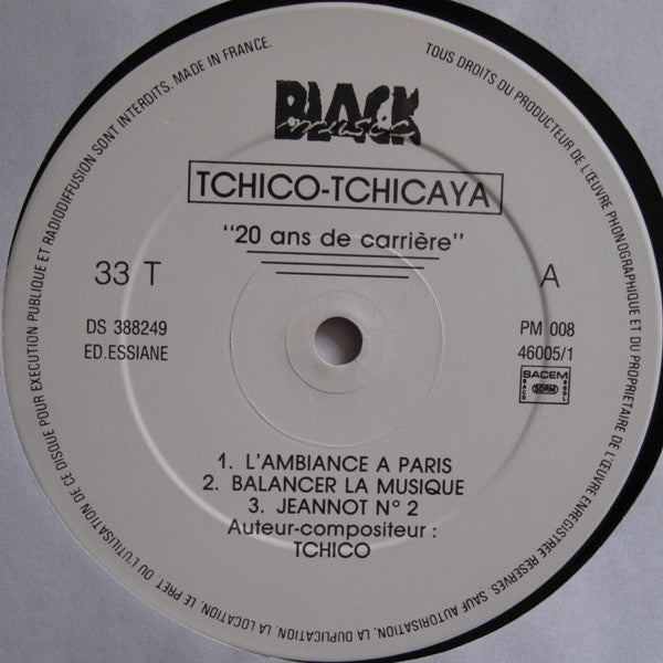 Tchico-Tchicaya – 20 Ans De Carriere - L'Ambiance A Paris [Vinyle 33Tours]