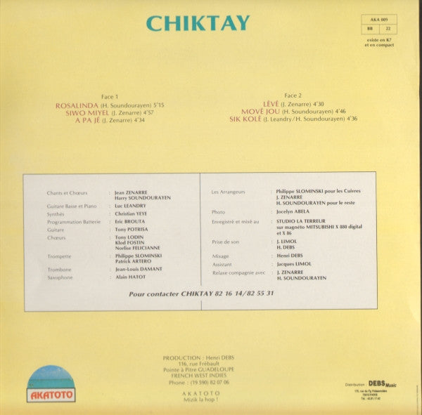Chiktay – Douceur Des Iles [Vinyle 33Tours]