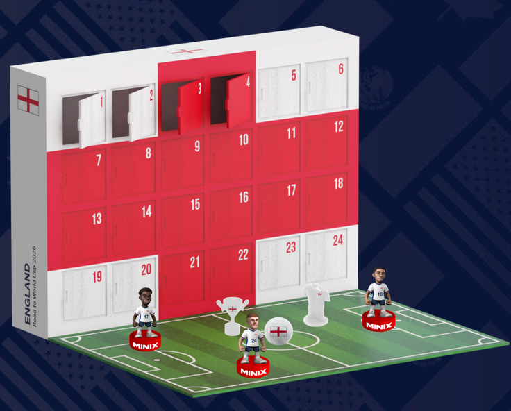 Minix - Football Stars - Coupe du Monde - Road to World Cup - Angleterre