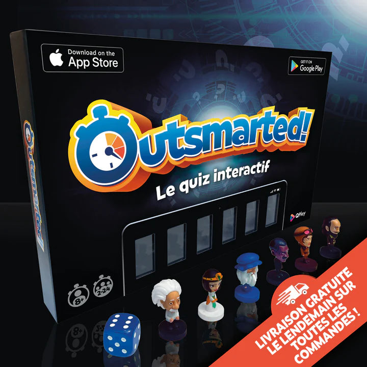 OUTSMARTED! - Jeu de société de quiz familial en direct