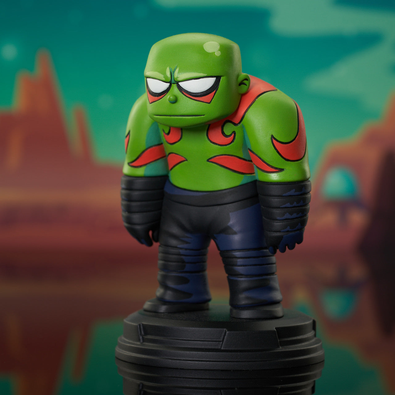 Diamond Select Toys - Marvel Animated Style - Drax Statue 13cm - flash vidéo