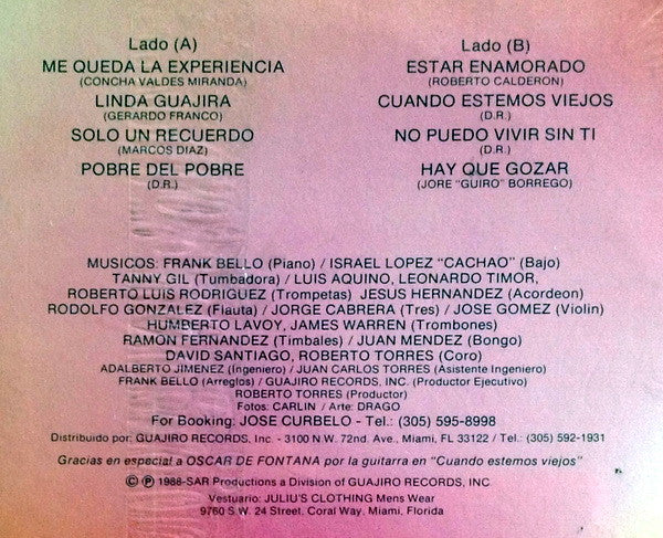 Roberto Torres – ... Y Sigo Criollo! [Vinyle 33Tours] - flash vidéo