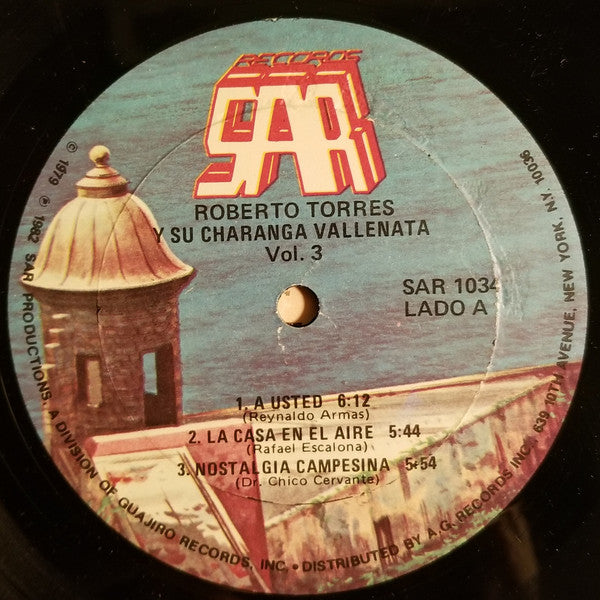 Roberto Torres – Roberto Torres Y Su Charanga Vallenata - Vol. III [Vinyle 33Tours]