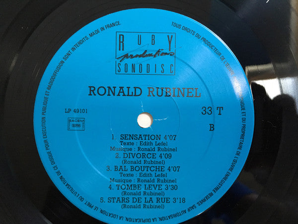 Ronald Rubinel – Bal Boutché [Vinyle 33Tours]