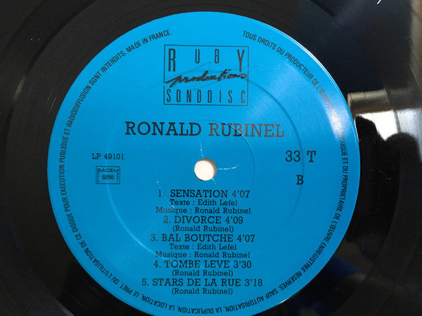 Ronald Rubinel – Bal Boutché [Vinyle 33Tours] - flash vidéo