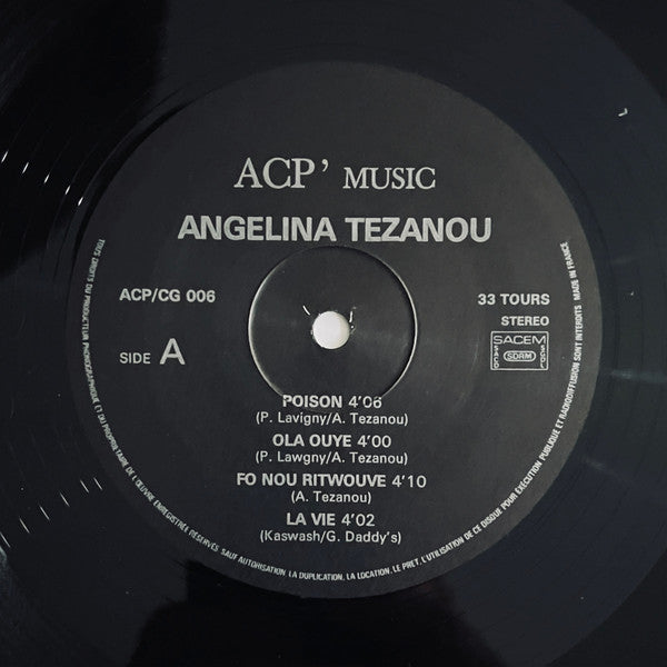 Angelina Tezanou – Poison [Vinyle 33Tours]