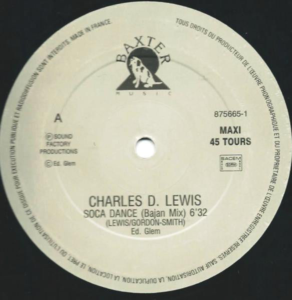 Charles D. Lewis – Soca Dance [Vinyle 33Tours] - flash vidéo