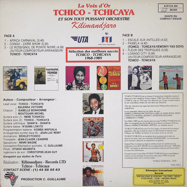 Tchico Tchicaya Et Son Tout Puissant Orchestre Kilimandjaro – Spécial 1990 [Vinyle 33Tours] - flash vidéo