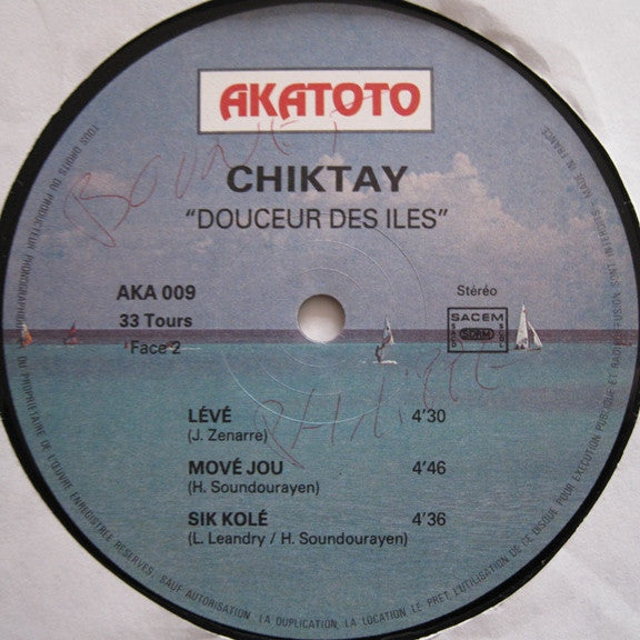 Chiktay – Douceur Des Iles [Vinyle 33Tours] - flash vidéo