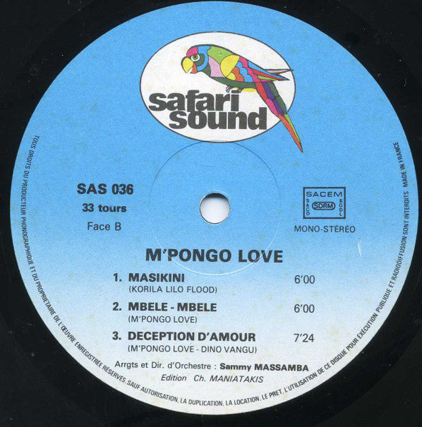 M'Pongo Love – M'Pongo Love [Vinyle 33Tours] - flash vidéo