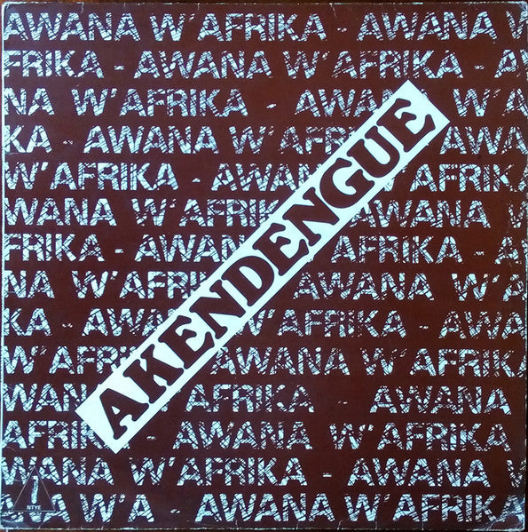 Akendengue – Awana W'Afrikaa [Vinyle 33Tours] - flash vidéo