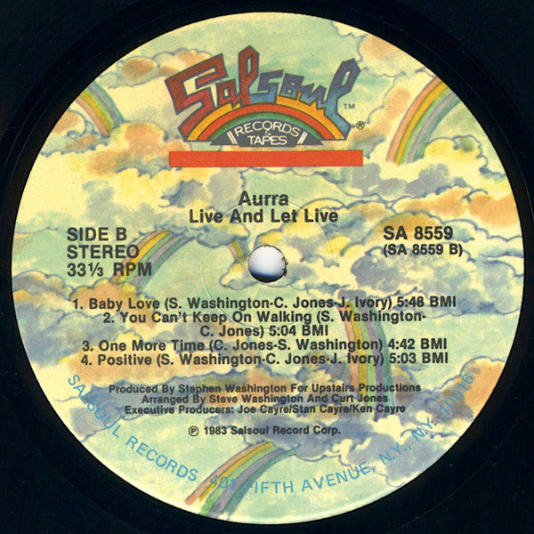 Aurra – Live And Let Live [Vinyle 33Tours]