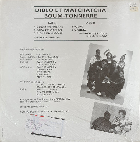 Diblo & Matchatcha – Boum Tonnerre [Vinyle 33Tours]