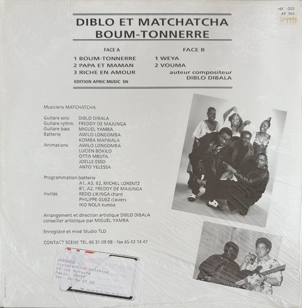 Diblo & Matchatcha – Boum Tonnerre [Vinyle 33Tours] - flash vidéo