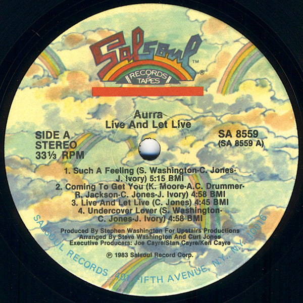 Aurra – Live And Let Live [Vinyle 33Tours] - flash vidéo