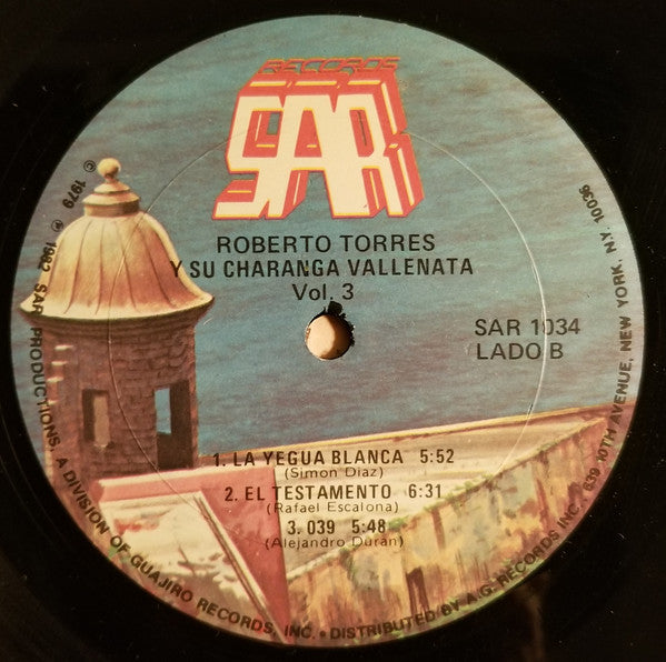 Roberto Torres – Roberto Torres Y Su Charanga Vallenata - Vol. III [Vinyle 33Tours] - flash vidéo