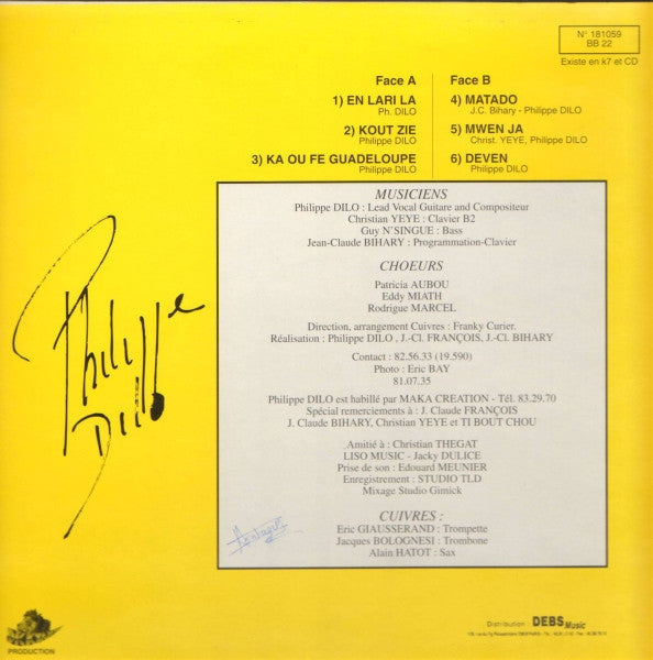 Philippe Dilo – Philippe Dilo [Vinyle 33Tours] - flash vidéo