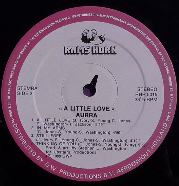 Aurra – A Little Love [Vinyle 33Tours] - flash vidéo