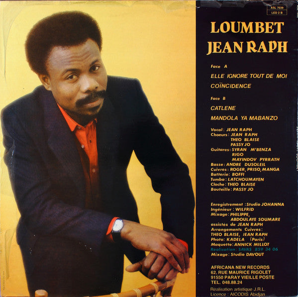 Jean Raph Loumbet – Elle Ignore Tout de Moi [Vinyle 33Tours]