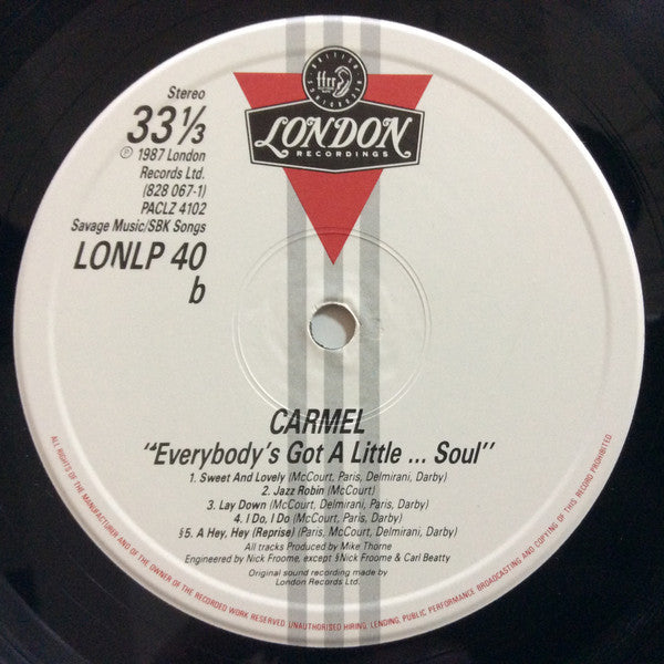 Carmel – Everybody's Got A Little...Soul [Vinyle 33Tours]