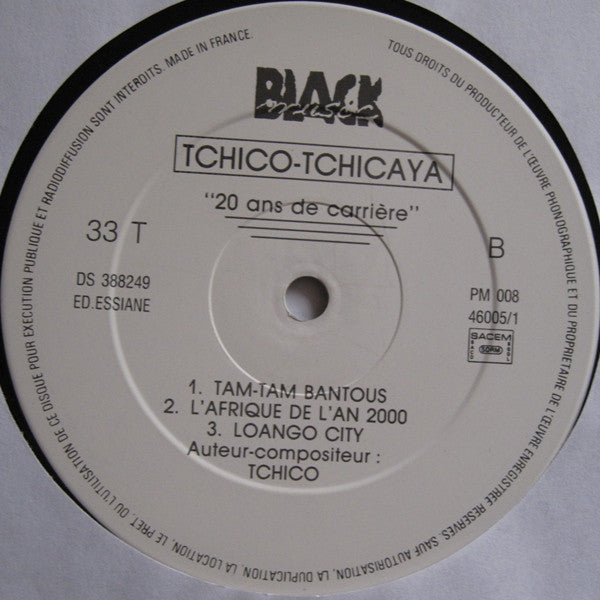 Tchico-Tchicaya – 20 Ans De Carriere - L'Ambiance A Paris [Vinyle 33Tours] - flash vidéo