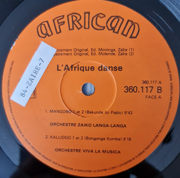 Various – L'Afrique Danse [Vinyle 33Tours]