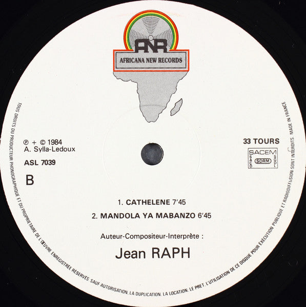 Jean Raph Loumbet – Elle Ignore Tout de Moi [Vinyle 33Tours]