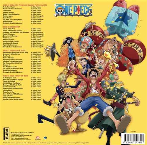 One piece New World soundtrack - Vinyle - flash vidéo