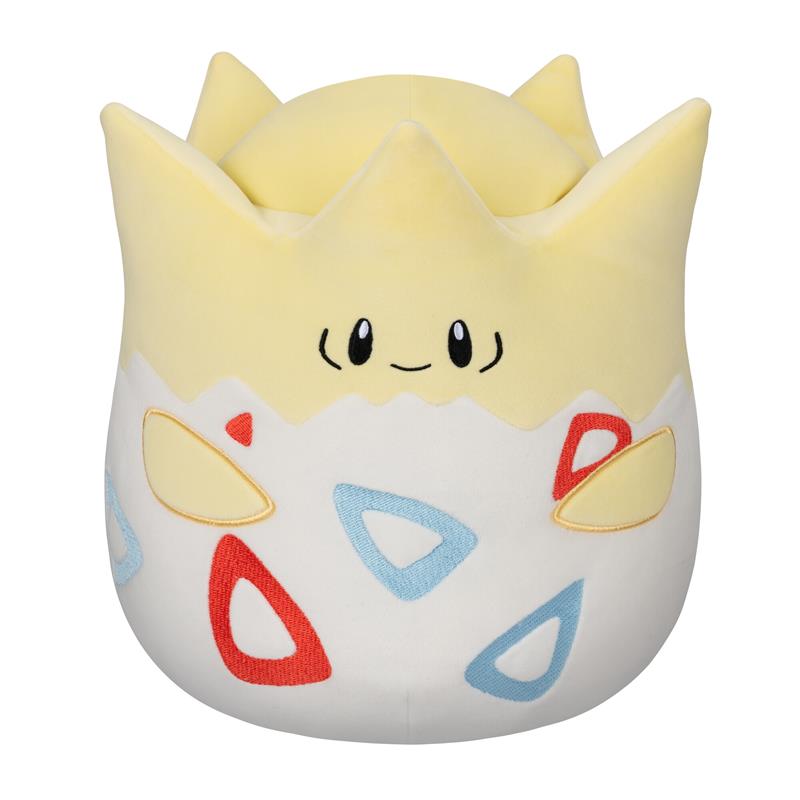 Pokémon - Squishmallow Vague 2 - Peluche géante Togepi 50cm - flash vidéo