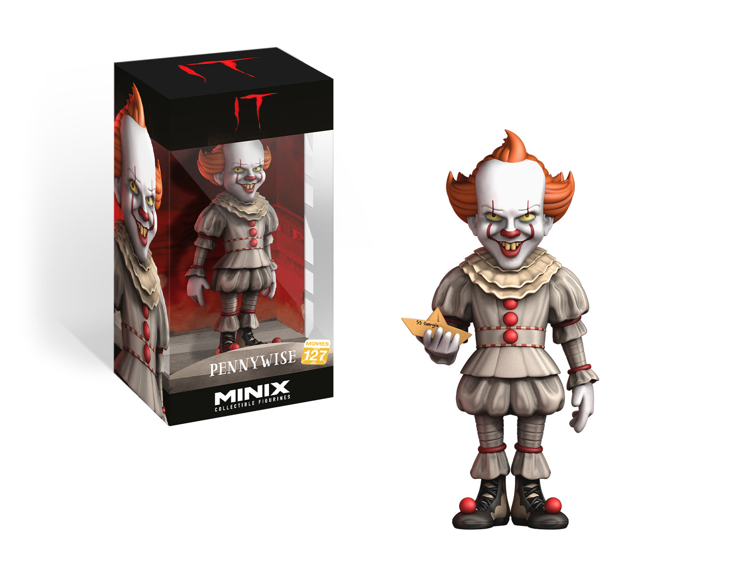 Minix - Movies #127 - IT - Pennywise - Figurines PVC 12 cm