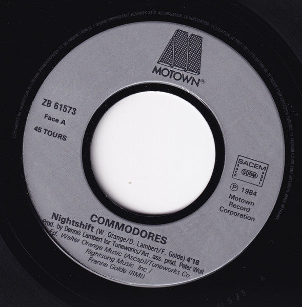 (Occasion) Commodores – Nightshift [Vinyle 45Tours]