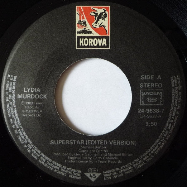 (Occasion) Lydia Murdock Superstar [Vinyle 45 Tours]