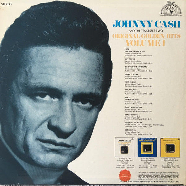 (Occasion) Johnny Cash And The Tennessee Two  Original Golden Hits Volume I  [Vinyle 33Tours]