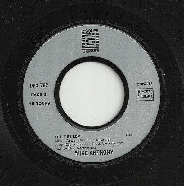 (Occasion) Mike Anthony Why Can't We Live Together... [Vinyle 45 Tours]
