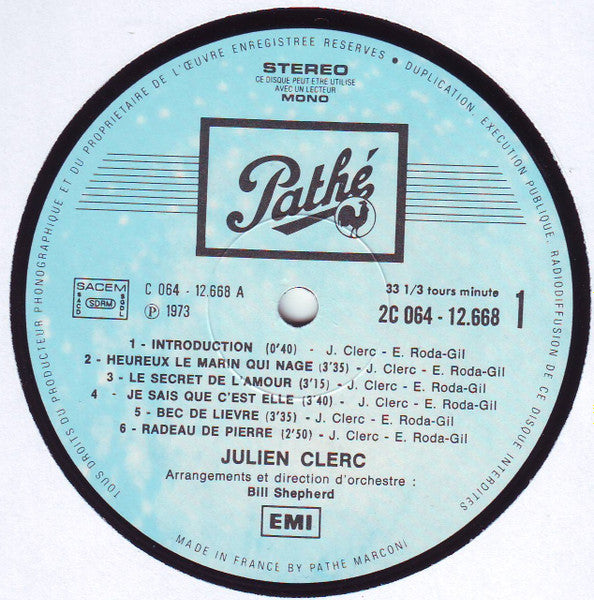 (occasion) Julien Clerc – Julien [Vinyle 33 Tours]