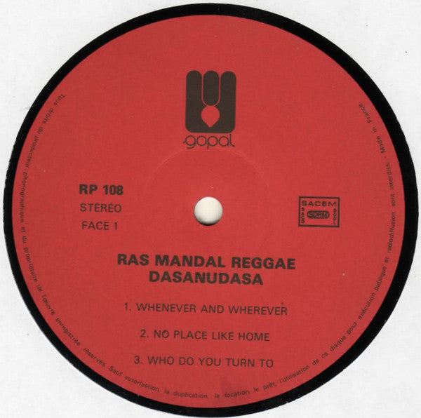 (Occasion) Dasanudasa – Ras Mandal Reggae [Vinyle 33 Tours]