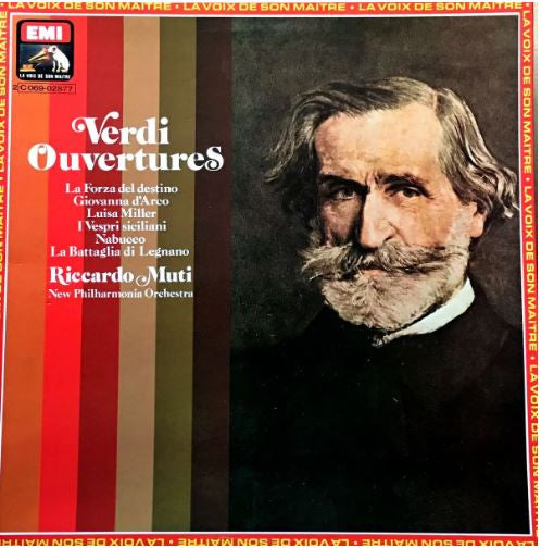 (Occasion ) Giuseppe Verdi, Riccardo Muti, New Philharmonia Orchestra – Verdi Ouvertures [Vinyle 33 Tours]