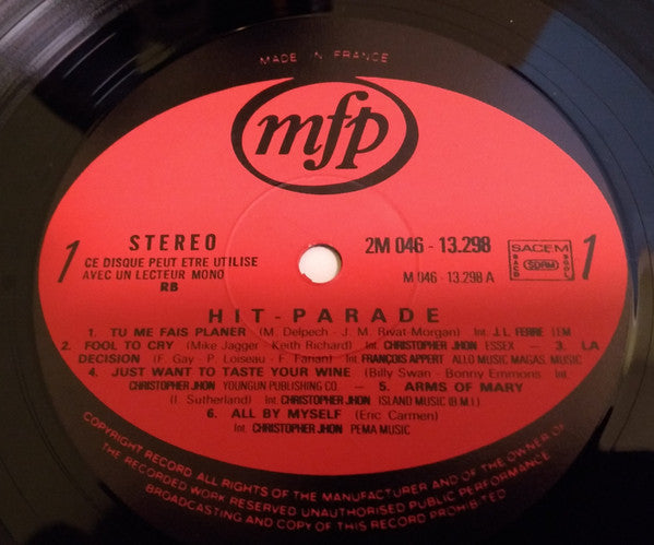 (Occasion) Christopher John, Son Orchestre Et Ses Chanteurs – Hit Parade Volume 1 [Vinyle 33 Tours]