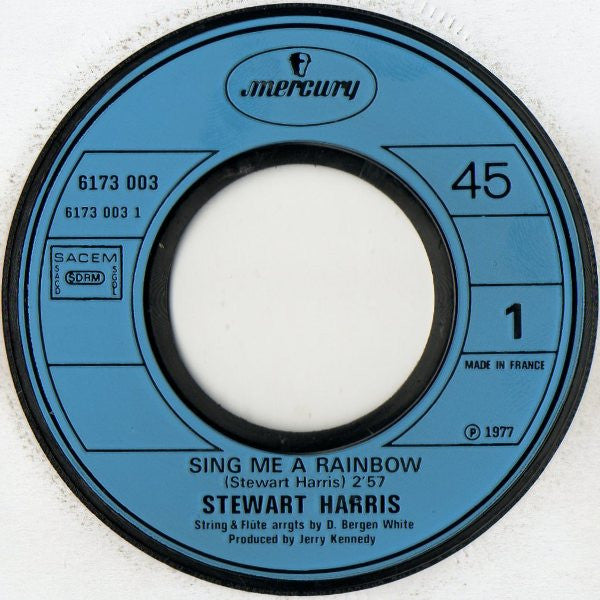 (Occasion ) Stewart Harris – Sing Me A Rainbow [Vinyle 45 Tours]