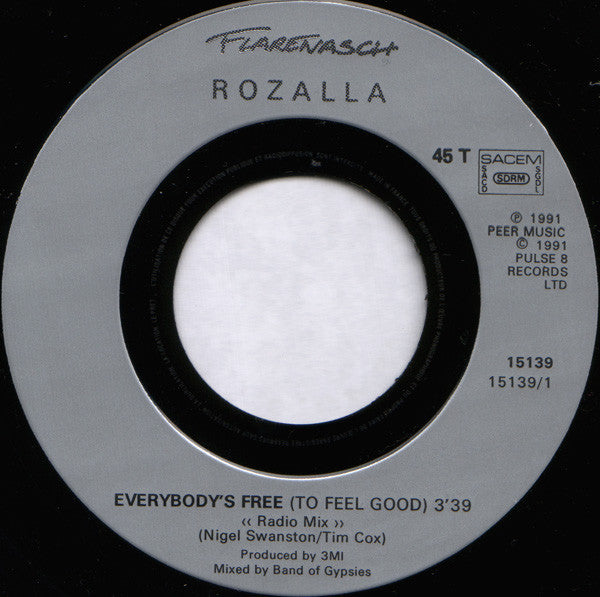 (Occasion) Rozalla – Everybody's Free (To Feel Good) [Vinyle 45 Tours]