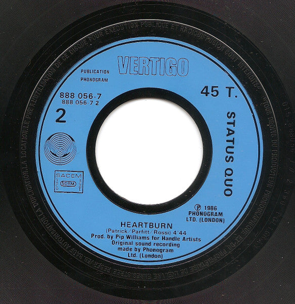 (Occasion) Status Quo – In The Army Now [Vinyle 45 Tours]