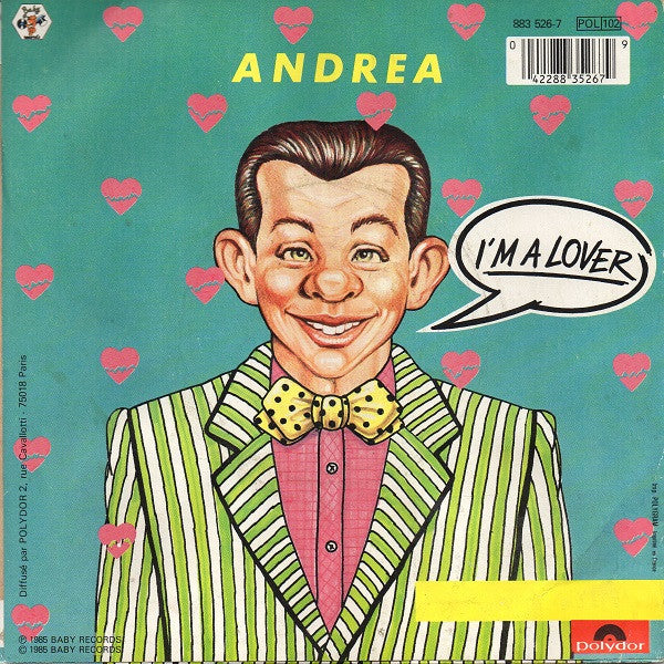 (Occasion) Andrea  – I'm A Lover [Vinyle 45Tours]