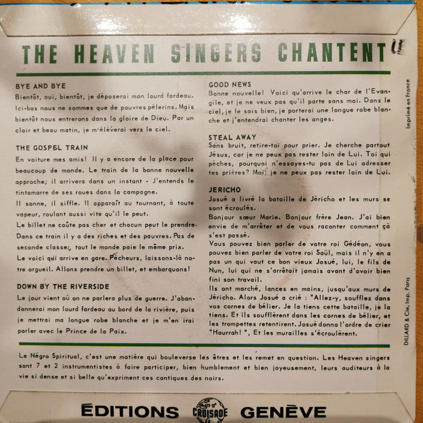 (Occasion) The Heaven Singers Negro Spirituals [Vinyle 45 Tours]