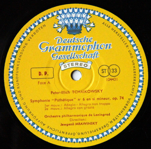 (Occasion) Tchaïkovski – Symphonie Pathétique [Vinyle 33 Tours]
