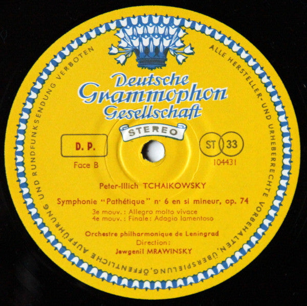 (Occasion) Tchaïkovski – Symphonie Pathétique [Vinyle 33 Tours]